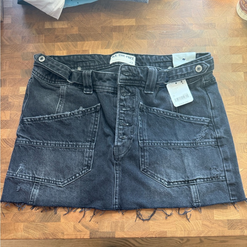 We The Free Izzie Denim Mini Skirt